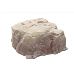 DekoRRa Products Tan Polyethylene 15 in. H X 34 in. L X 32 in. W Sandstone Outdoor Decoration
