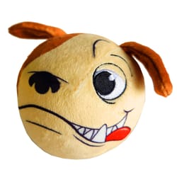 Chuckle-Headz Bulldog Plush Toy Brown 1 pc