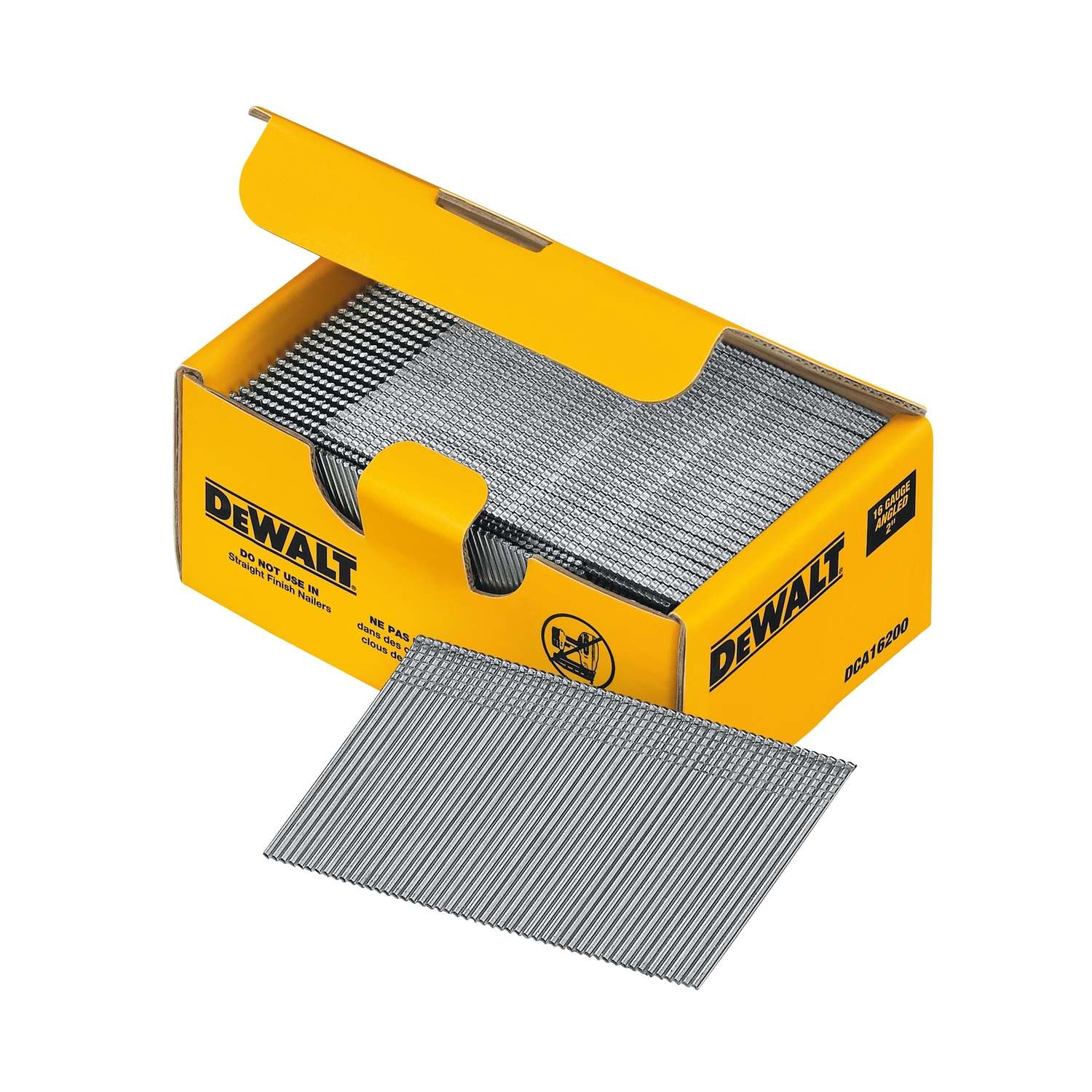 DeWalt 2 in. L X 16 Ga. Angled Strip Galvanized Finish Nails 20