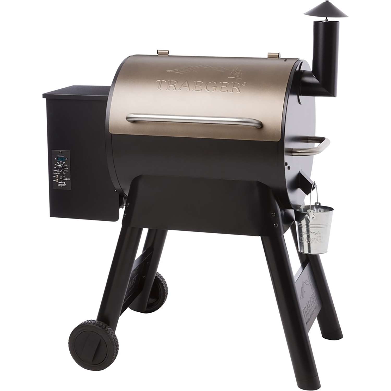 Traeger Pro Series 22 Wood Pellet Freestanding Grill Bronze Ace