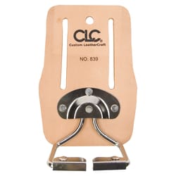 CLC Leather Hammer Holder 4.12 in. L X 7.5 in. H Beige