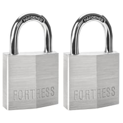 Master Lock Fortress 5.56 in. H X 3.5 in. W X .75 in. L Metal 3-Pin Tumbler Padlock