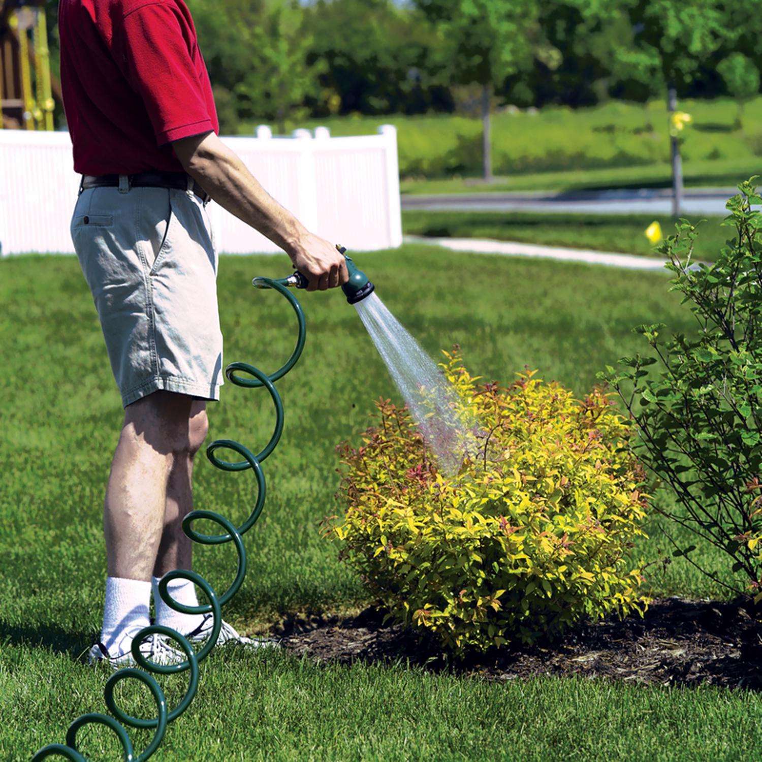 Gardien 3/8 in. D X 50 ft. L Coil Garden Hose Green Gardien 3/8 in. D X 50 ft. L Coil Garden Hose Green