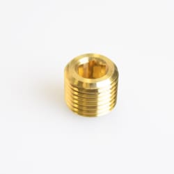 ATC 1/4 in. MPT Brass Counter Sunk Plug