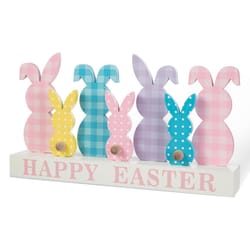 Glitzhome Easter Bunny Family Table Decor 1 pc