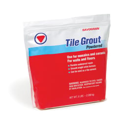Savogran Indoor and Outdoor Bright White Tile Grout 5 lb