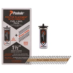 Paslode ProStrip 1-1/2 in. L Paper Strip Galvanized Fuel and Nail Kit 30 deg 1 pk