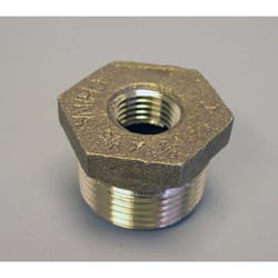 Campbell 2 in. MPT X 1 in. D FPT Red Brass Hex Bushing