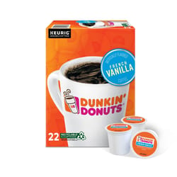 Keurig Dunkin' Donuts French Vanilla Coffee K-Cups 22 pk