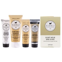 Dionis Goat Milk Skincare Vanilla Bean Goat Milk Essentials Travel Kit 1 pk