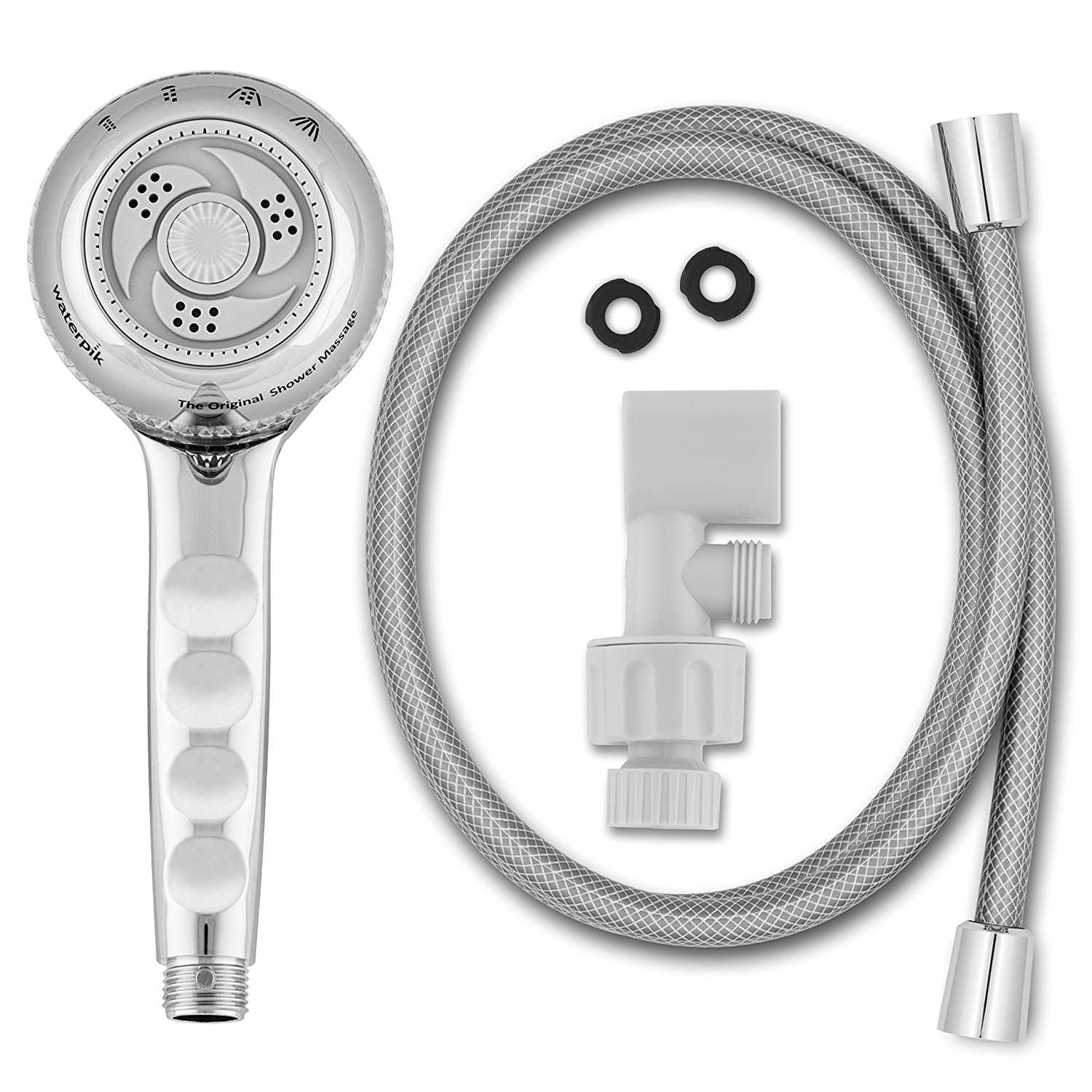 Waterpik EcoFlow Chrome 4 settings Showerhead 1.8 gpm Ace Hardware
