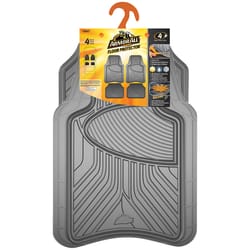 Custom Accessories Gray Rubber Auto Floor Mats 4 pk