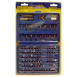 Eazypower Hex Assorted Screwdriver Bit Set Steel 100 pc