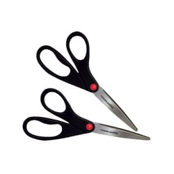 Office Depot 8 in. Stainless Steel Smooth Scissor Shears 2 pc