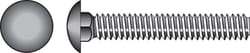 HILLMAN 1/4 in. X 3-1/2 in. L Hot Dipped Galvanized Steel Carriage Bolt 100 pk