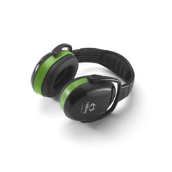 Hellberg Secure 1 23 dB Plastic Headband Ear Muffs Black/Green 1 pc