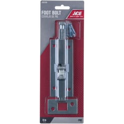 Ace Zinc-Plated Zinc Foot Bolt