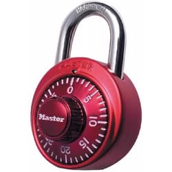 Master Lock 2 in. H X 7/8 in. W X 1-7/8 in. L Steel 3-Digit Combination Combination Padlock