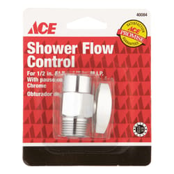 Ace Chrome Stainless Steel Shower Flow Control