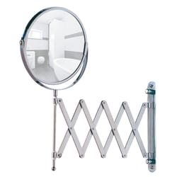 Wenko 12 in. H X 12 in. W Wall Mount Vanity Mirror Chrome Silver