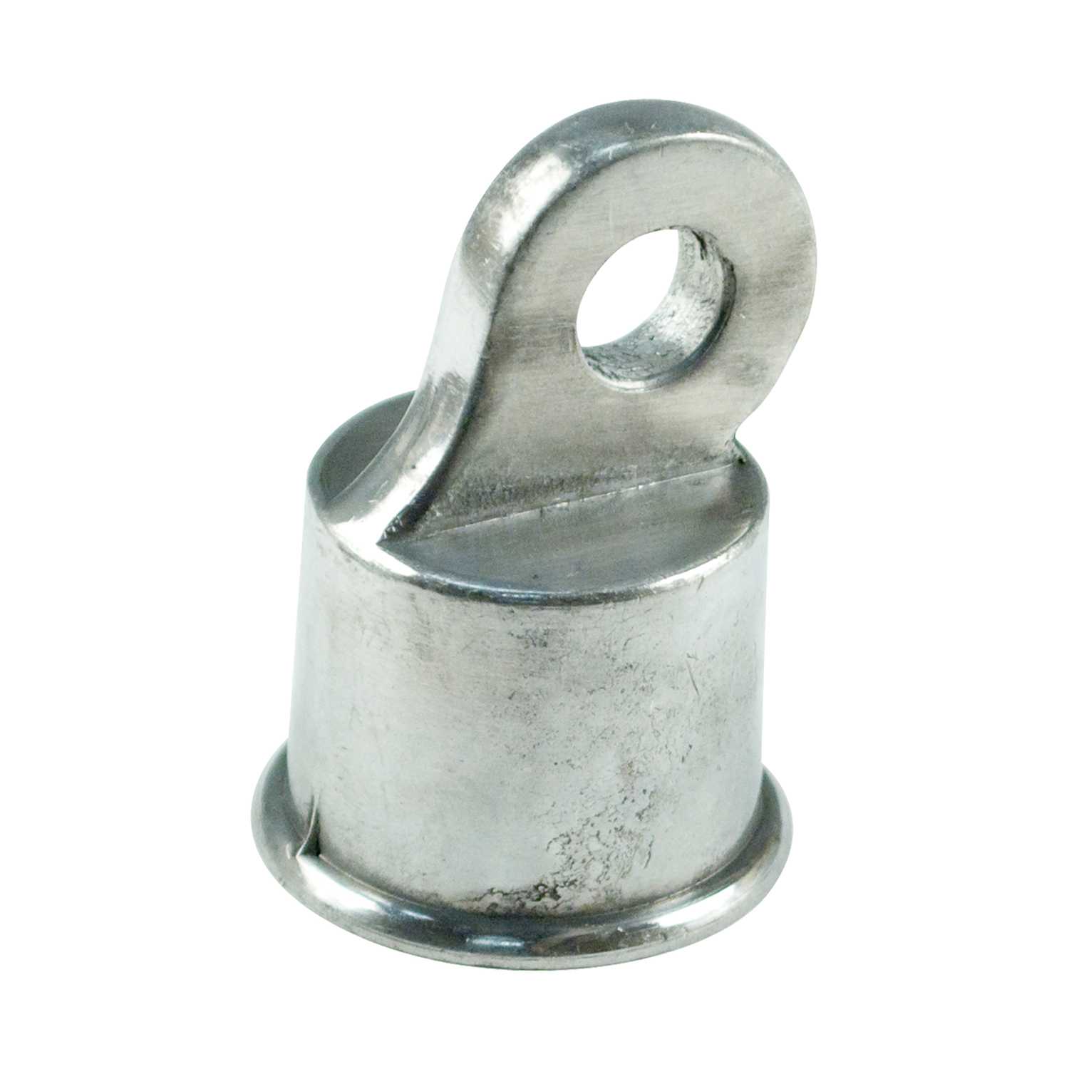 YardGard 2.44 in. L Steel Chain Link Rail End Cap 1 pk - Ace Hardware