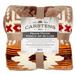 Carstens Inc 68 in. H X 2 in. W X 54 in. L Multicolored Polyester Plush Throw Blanket