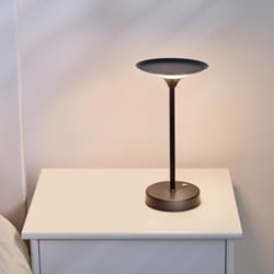 Globe Electric 12 in. Matte Black Table Lamp