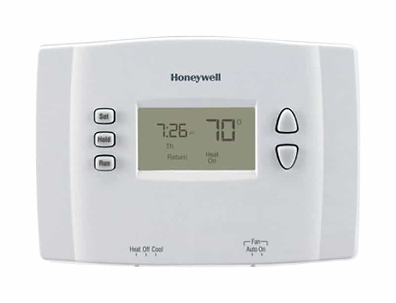 Honeywell Heating and Cooling Push Buttons Programmable Thermostat ...