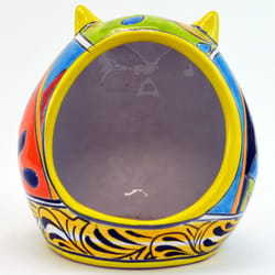 Avera Products Talavera 9.5 in. H X 9 in. W Ceramic Night Owl Planter Multicolored