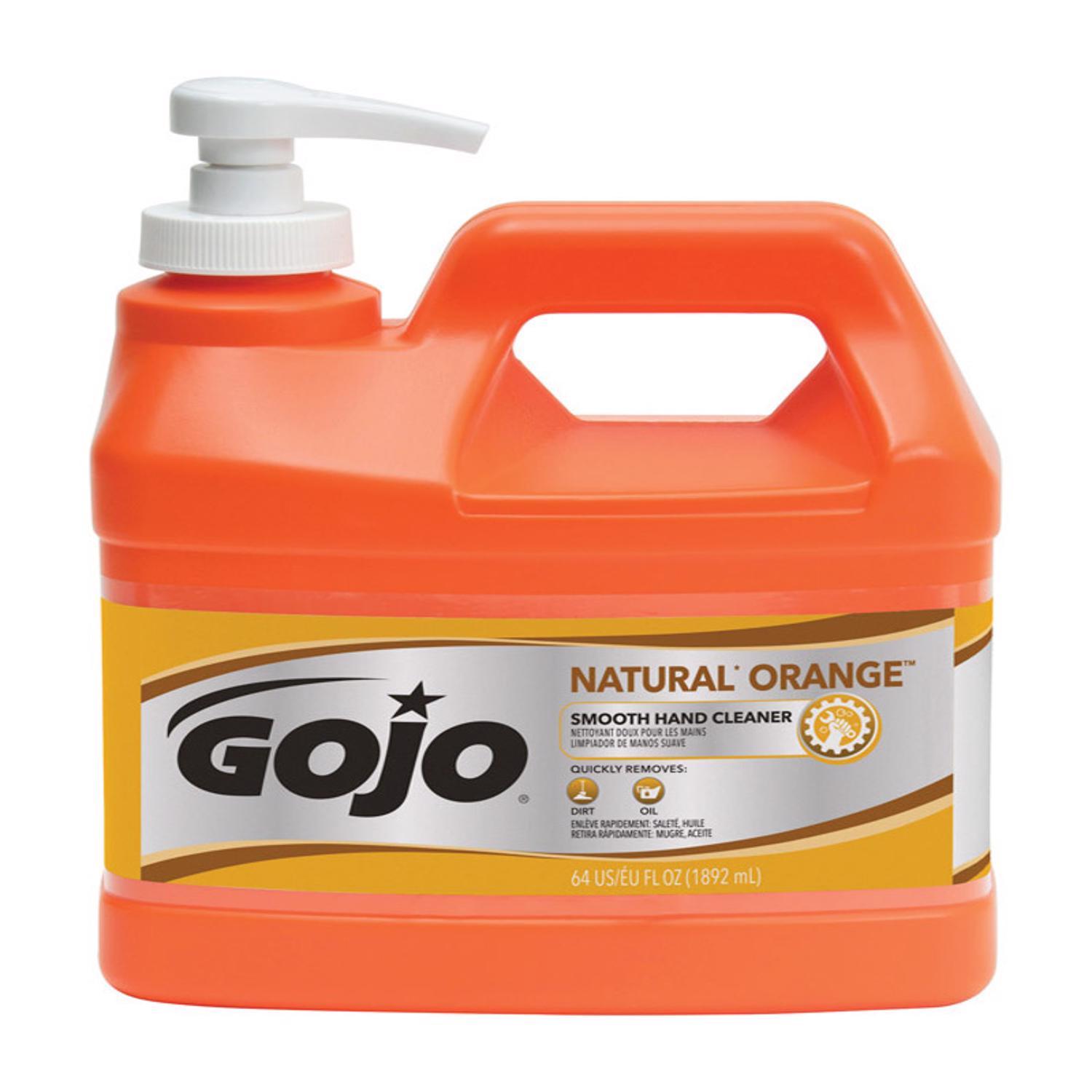 Gojo Natural Orange Citrus Scent Smooth Hand Cleaner 0.5 gal - 0948-04 - Health and Beauty  sku 0948-04