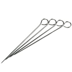 Chef Craft Silver Stainless Steel Barbecue Skewers