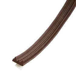 M-D Building Products Brown EPDM Rubber Foam Weather Stripping Tape For Doors and Windows 204 in. L