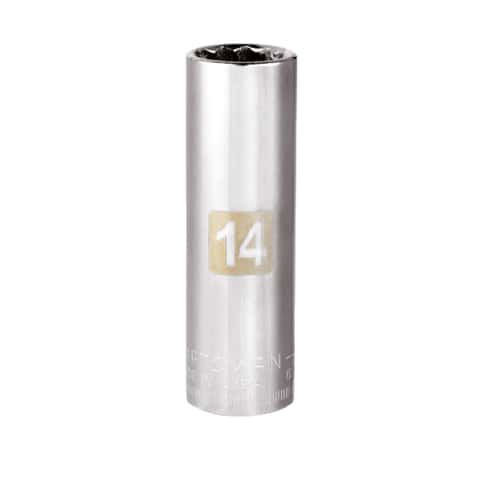 Craftsman 14 mm Metric Deep Socket, 3/8 in. Drive, 12 Point