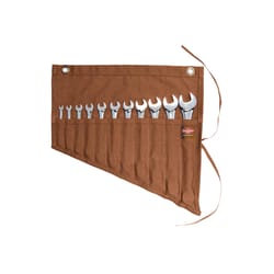 Bucket Boss 17.5 in. H Canvas Tool Roll Pouch 11 pocket Brown 1 pc