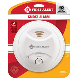 First Alert Battery-Powered Ionization Smoke Detector 1 pk