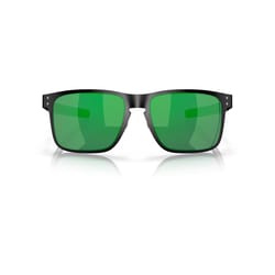 Oakley Holbrook Unisex Matte Black Frame Jade Iridium Lens Sunglasses