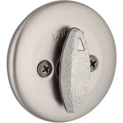 Kwikset Satin Nickel Metal Deadbolt