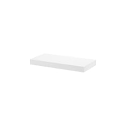 Dolle Big Boy 2 in. H X 22.4 in. W X 9.8 in. D White Particle Board Floating Shelf