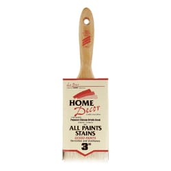 Linzer Home Decor 3 in. Flat Paint Brush
