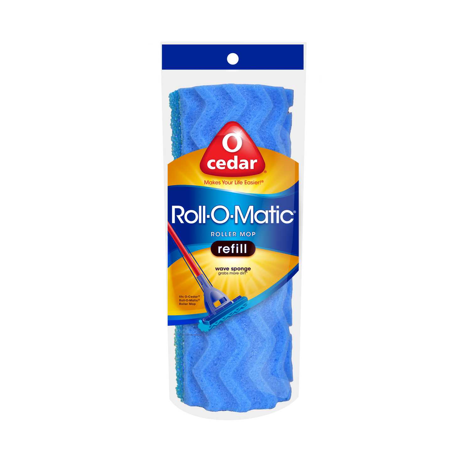 O Cedar Roll O Matic 8 5 In L Wet Sponge Mop Refill 1 Pk Ace