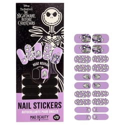 Mad Beauty Disney Multicolored Nightmare Before Christmas Nail Stickers 1 pk