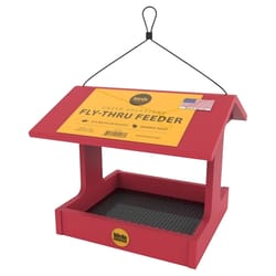 Birds Choice Cardinal Plastic Fly-Thru Bird Feeder