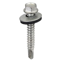 Acorn International No. 12 Sizes X 1.5 in. L Hex Hex Head Self-Drilling Screws w/Washers 250 pk