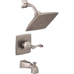 Delta Kahlo 1-Handle Brushed Nickel Tub and Shower Faucet