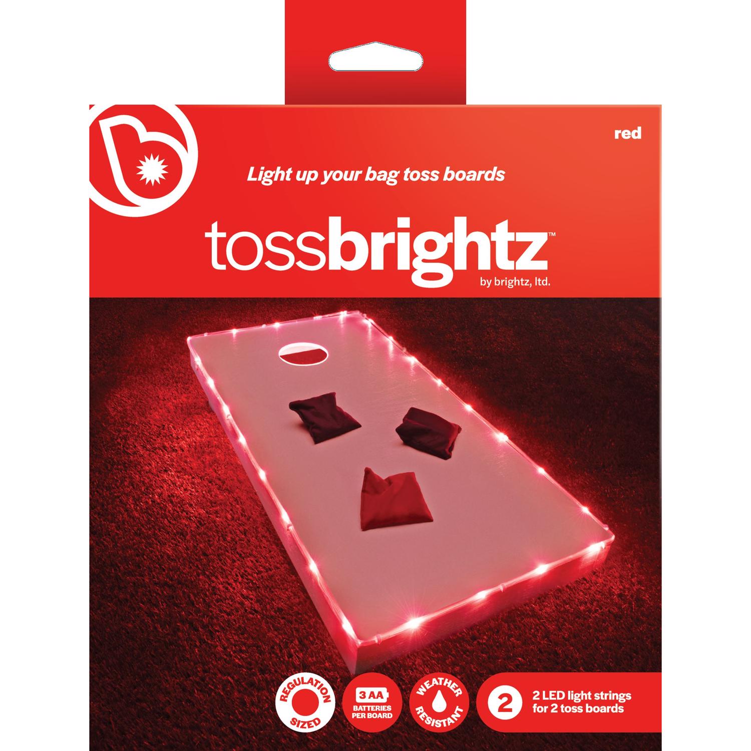 Brightz Toss Brightz Red LED Cornhole Light Kit ABS Plastics 1 pk
