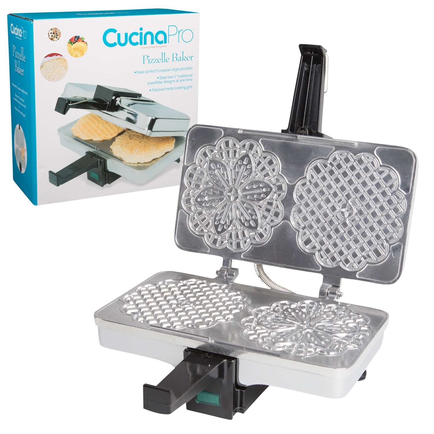 CucinaPro Silver Stainless Steel Pizzelle Baker Ace Hardware