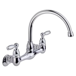 Peerless Claymore Two Handle Chrome Kitchen Faucet