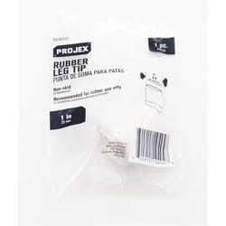 Projex Rubber Leg Tip White Round 1 in. W 1 pk