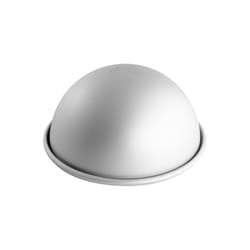 Fat Daddio's 7 in. Hemisphere/Ball Cake Pan Silver 1 pc