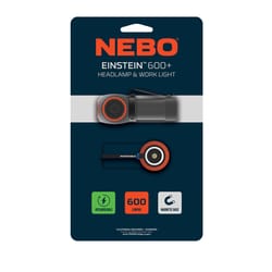 NEBO Einstein 600 lm Black/Gray LED Head Lamp